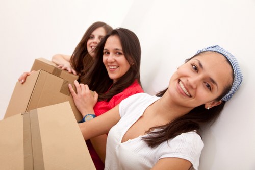 Local packing and unpacking support for a Bromley relocation
