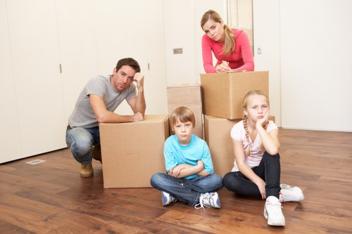 Secured van cargo and safe transport preparation