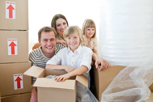 Van loading furniture for a Bromley house or flat move
