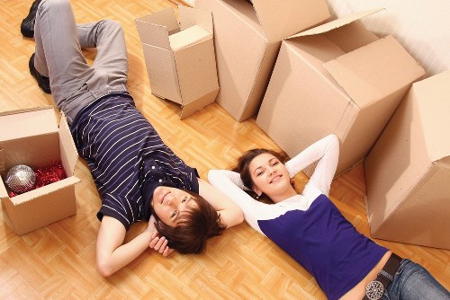 Furniture loading into a removal van in Bromley