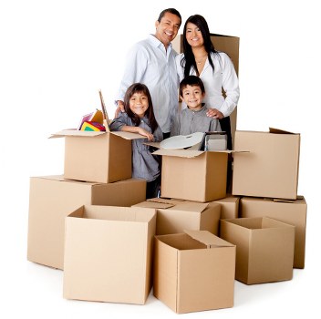 Organised moving day packing in a Bromley residential property